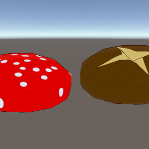 【アバター用小物】きのこのぼうし【3Dモデル】