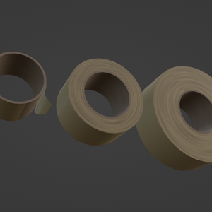 ガムテープ（Blender3.6.0）