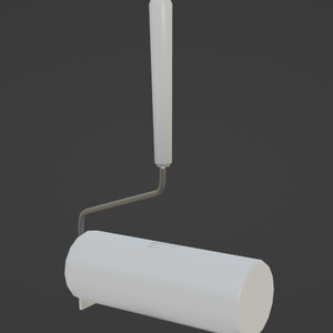【無料】粘着カーペットクリーナー（FBX、Blender3.6.0）