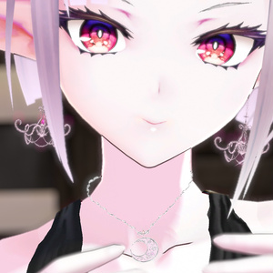【VRChat想定】雪月花ネックレス 缩略图 9