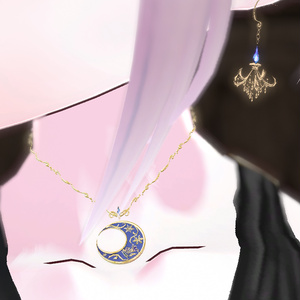 【VRChat想定】雪月花ネックレス 缩略图 10