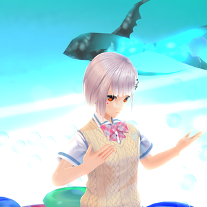 千駄ヶ谷渋(銀髪)_ModelDRC_制服001