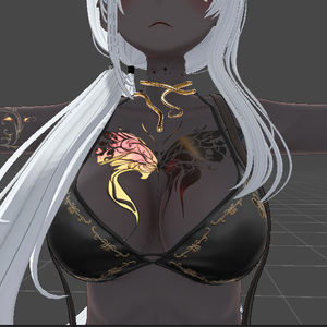 VRChat 蔦蝶タトゥーテクスチャ - 豺狼対応
