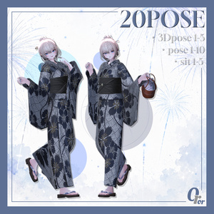 OrorPOSE -女性浴衣pose- 缩略图 2