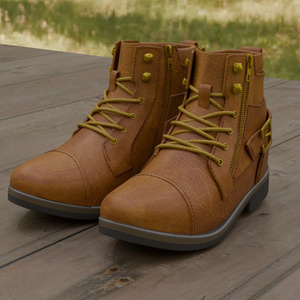 Blenderで作ったワークブーツ