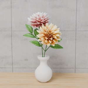 ダリア　VRC対応室内装飾品～花シリーズ