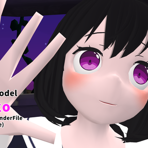 【VRC対応モデル】HanakoSet【UnityPack&Blenderファイル】