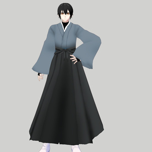 【VRoidβ】和色袴セット【和服テクスチャ】 缩略图 3