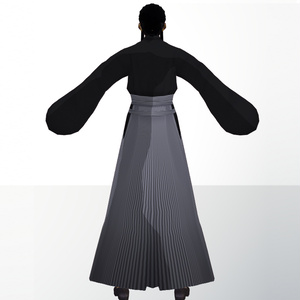 【VRoidβ】袴【無料テクスチャ】 缩略图 3