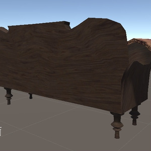 【3Dモデル】アンティークソファー【.objもあるよ】 缩略图 2