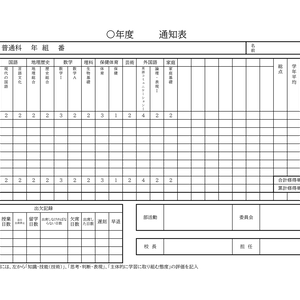探索者などに使える通知表