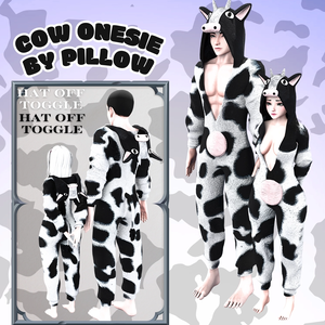 Cow Onesie [ 牛柄パジャマ ]