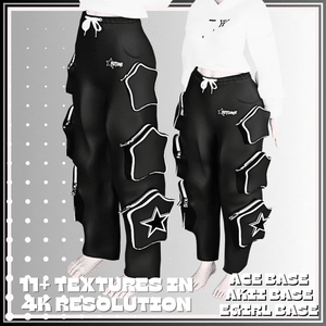 Unisex y2k Star Pants [ Y2Kスターパンツ ]