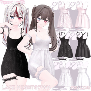 『ライム対応』LACE NIGHTGOWN for LIME #SLEEPYDOLLS