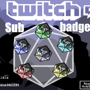 Twitch DnD Badges [18/36/72xp]