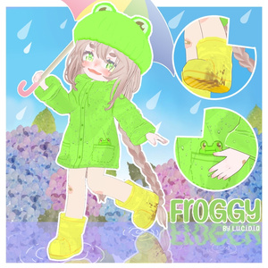 【Vroid 3D Model】Froggy カエルさん