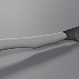替刃式レザー（シェイヴェット）3D モデル / Shavette Straight Razor 3D Model（PBR・実寸・UV 展開済み）