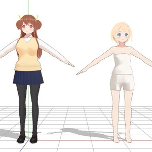 『のマナ』MMDモデル