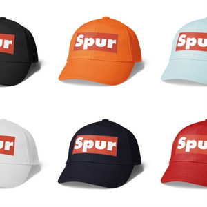 シンプルデザインキャップ ロゴ Spur