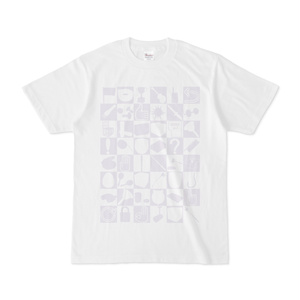 シンプルデザインTシャツ 四八シュプール(LAVENDER)