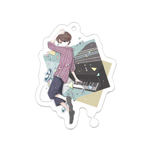 イラストアクリルキーホルダー