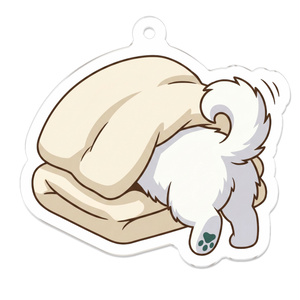 Samoyed (Shiratama) Acrylic Keychain 7