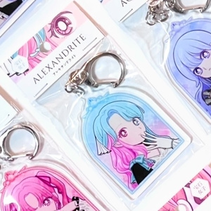 【アクリルキーホルダー】宝石女子「アレキサンドライト」