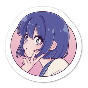 【ホログラムステッカー】マリン