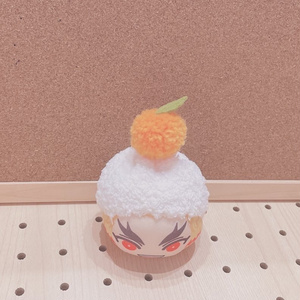 ぽってりおもちとみかんお帽子