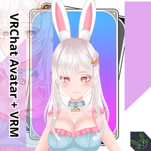 3D Avatar VRChat/VRM - Sakura Easter Bunny (OC)