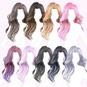 〈20アバター対応〉 ✦｡✨Wave-hair｡✦ 缩略图 5
