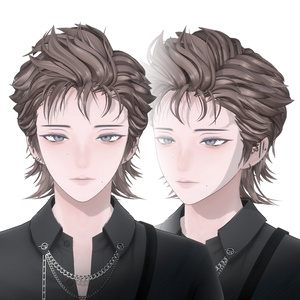 〈10アバター対応〉 Man_Shorts_Hair