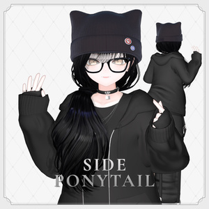 〈21アバター対応〉 ✦｡✨Side_Ponytail