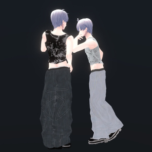 『狛乃対応』腰パンジーンズ【VRC衣装】 缩略图 6