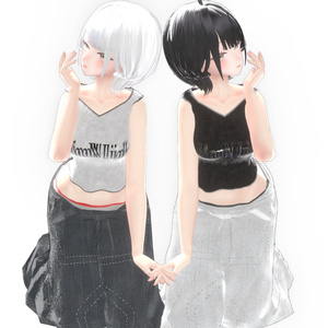 『Sio対応』腰パンジーンズ【VRC衣装】 缩略图 7