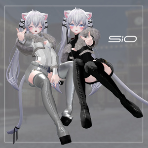 【5アバター対応】Lunar Fur Muse【オリジナル３D衣装】 缩略图 8