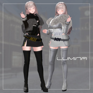 【5アバター対応】Lunar Fur Muse【オリジナル３D衣装】 缩略图 10