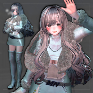 【5アバター対応】Lunar Fur Muse【オリジナル３D衣装】 缩略图 7