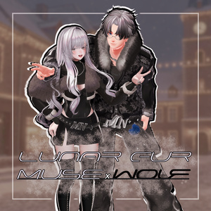 【5アバター対応】Lunar Fur Muse【オリジナル３D衣装】 缩略图 2