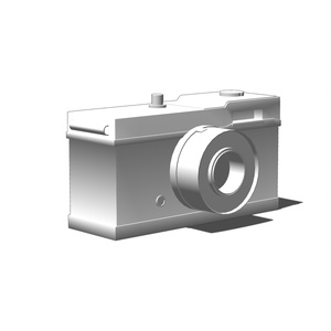 カメラ　3Dモデル