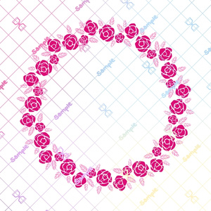 アイコンリング10色セット（薔薇）