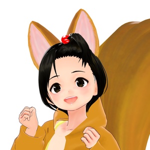 【無料配布】リスのしっぽ Squirrel tail