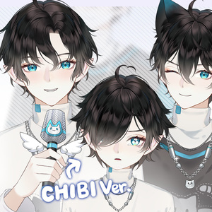 Live2d model Midoriみどり【VtubeStudio】premade male vtuber model