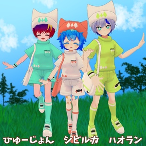 ネハイル版追加！🐈🐾にゃっちおさんぽウェア🐾🐈【VRChat想定衣装】 缩略图 6