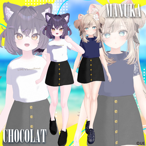 [FREE][7アバター対応]SUMMER CASUAL(UNI-Virtuallandオリジナル3D衣装) 缩略图 6