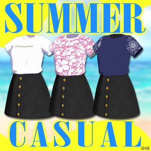 [FREE][7アバター対応]SUMMER CASUAL(UNI-Virtuallandオリジナル3D衣装) 缩略图 2