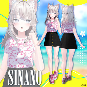 [FREE][7アバター対応]SUMMER CASUAL(UNI-Virtuallandオリジナル3D衣装) 缩略图 4