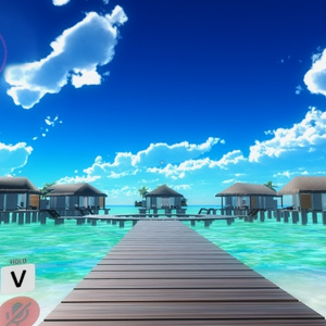 【VRChatワールド】Island Ver4 ※VCC,SDK3対応 缩略图 2