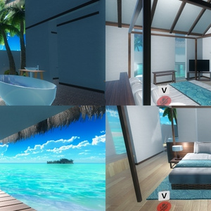【VRChatワールド】Island Ver4 ※VCC,SDK3対応 缩略图 3