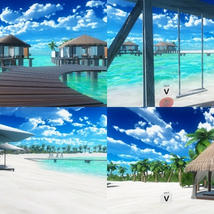 【VRChatワールド】Island Ver4 ※VCC,SDK3対応 缩略图 4